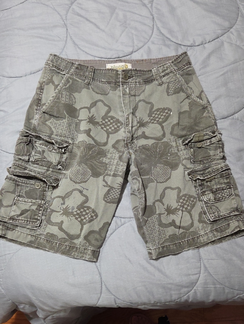 Skater Grunge Cargo Shorts Size 32